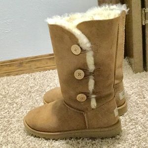 Tall light brown/tan Ugg boots